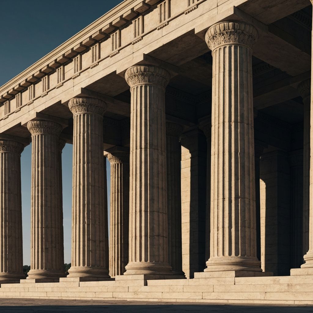 Класичне архитектонске колоне и институцијска структура